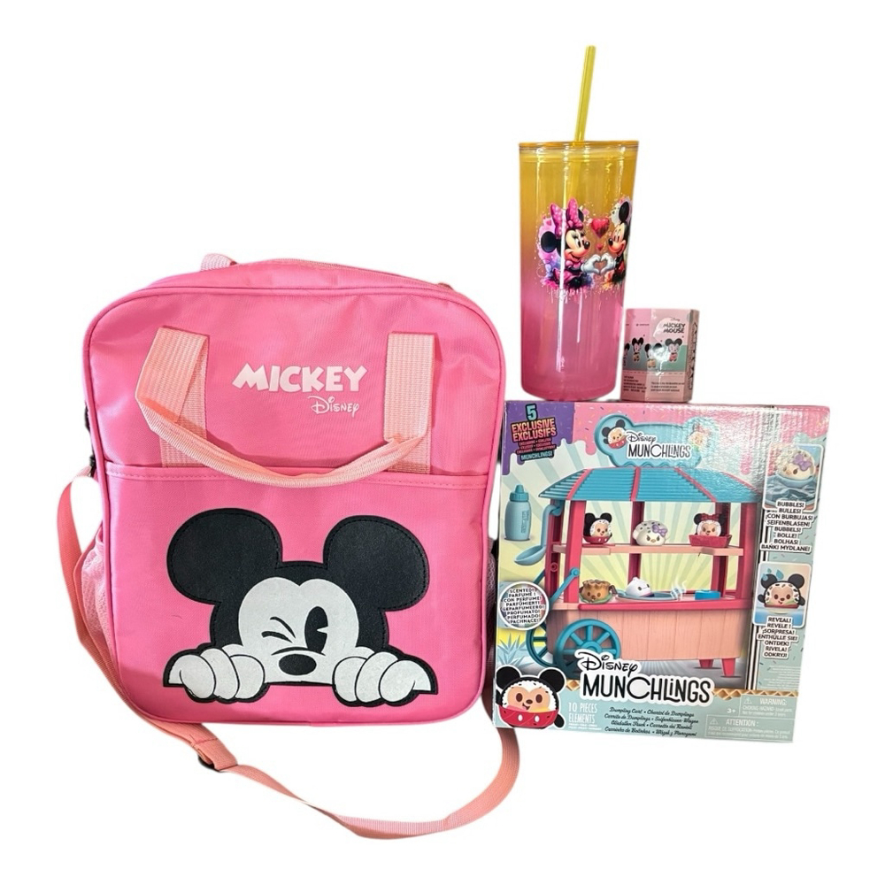 Disney Pink Mickey Mouse Bag Bundle